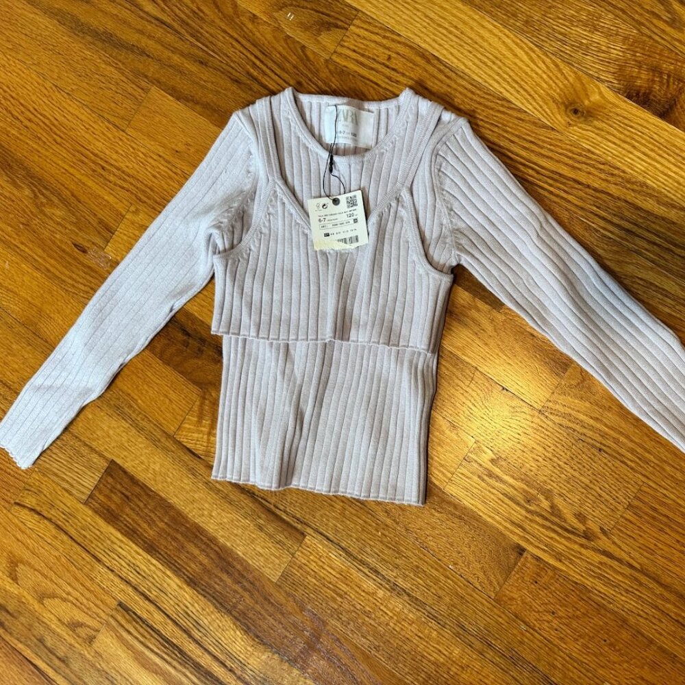 Zara Purple Sweater (Size 6-7)